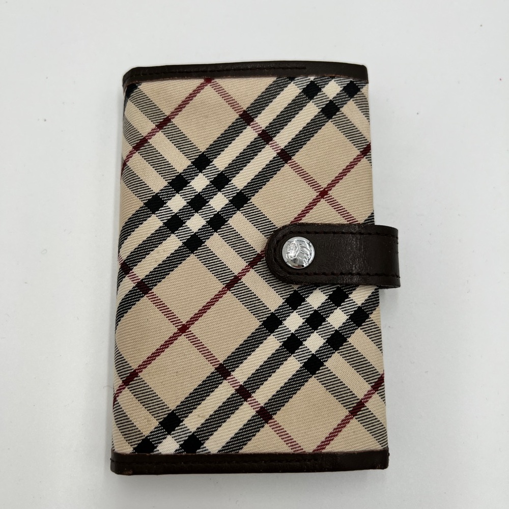 ♦️Burberry Mini address Planner/Credit card holder